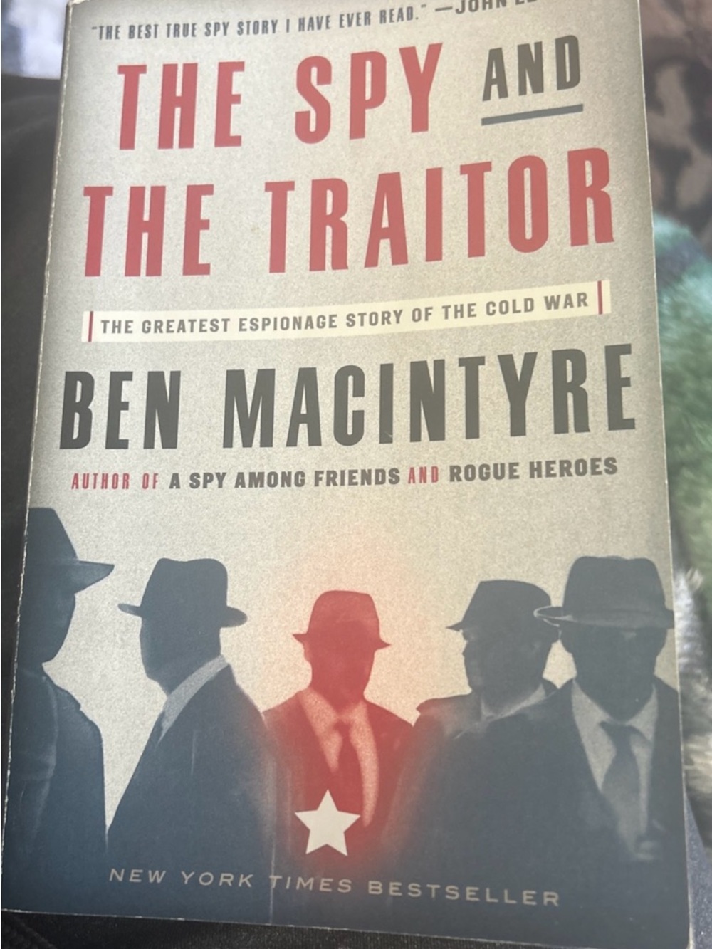 The Spy and the Traitor - Red and Gray Hardcover Book